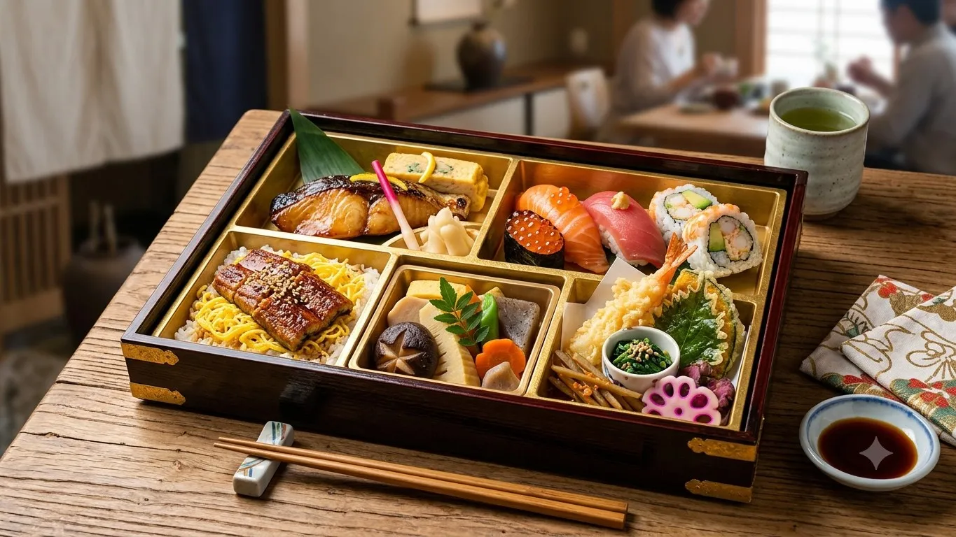 炙燒鮭魚親子便當